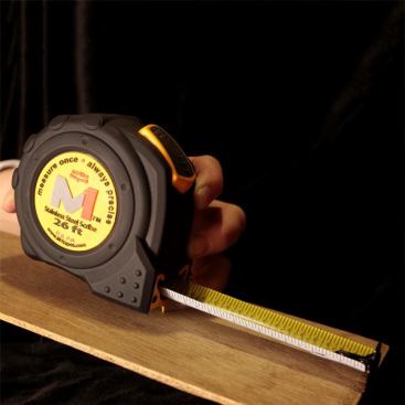 M1 Tapes. This brand of tape has been out for several years and is currently distributed by high-end retailers such as Woodcraft Supply. It was developed by a finish carpenter who suffers from dyslexia and has trouble dealing with numbers but is fine dealing with lengths. His solution was to give the tool a very strong lock and put a scribe piece on the bottom of the housing. When the dimension is set he can hook the end of a piece and mark the dimension with the scribe, or use the tape as if it were a tic stick and copy a length from one piece to another. I frequently use tic sticks because it’s fast and accurate—and I’m not dyslexic.