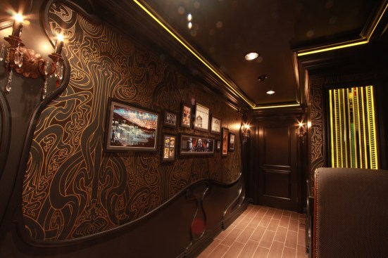 All the delicate wall components were CNC-cut from lightweight MDF.  