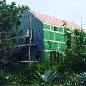 No overhangs is another tough design choice from a performance perspective, but the well sealed exterior gives the home a fighting chance to fend of water.