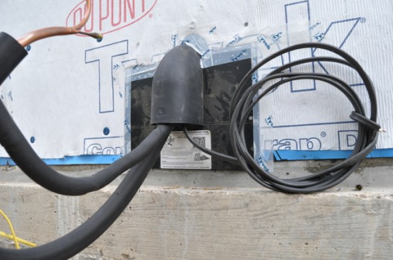 I love these Quickflash Line Set panels for my HVAC penetrations.