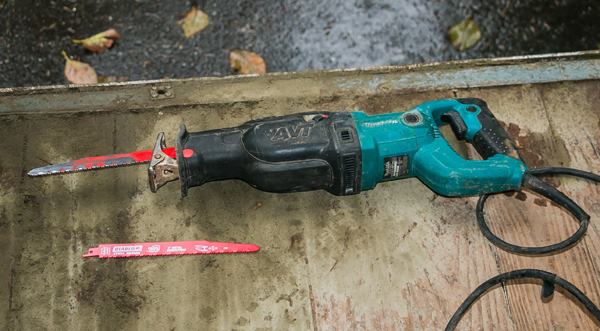 Makita makes a great corded reciprocating saw and we’ve been using ours (
JR3050T) since 2005. This saw is an animal and cuts very quickly.