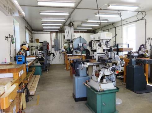 This is the room where hand saws are made and assembled.