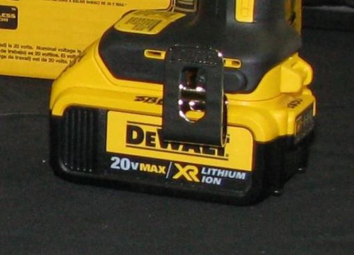 This is the new 20V MAX 4.0 Ah XR battery pack. It has been out for a while in Europe and is just now hitting the U.S. market.