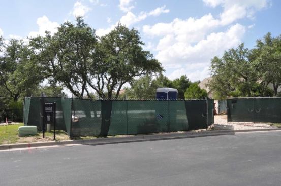 Perimeter fence with a screen is important for both security and appearance to the neighborhood.