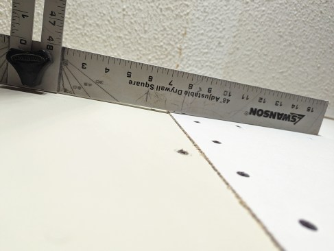 The slight recess is the perfect amount to speed up finishing of butt joints.