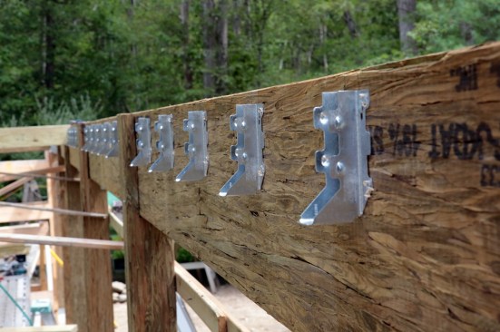 Unlike other types of structural composite lumber, parallel strand lumber (PSL) can be preservative-treated to meet AWPA UC3B and UC4A standards, making it an option for deck framing.