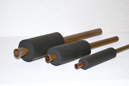 Pipe insulation prevents heat loss and improves system performance, especially when pipes are located underground or outside the thermal envelope. Wall thickness of the insulation should at least equal the nominal diameter of the pipe.