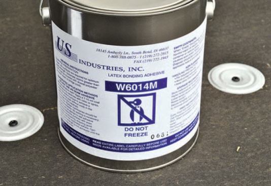 Latex bonding adhesive