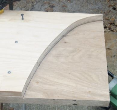 Repeat for Treads:  I follow the same sequence for the tread as for the return, first routing a groove with the 1/8-inch bit.