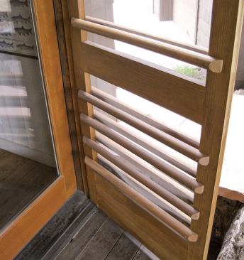 The rails are installed in pairs, one inside and one out.