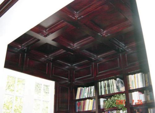 For seven years, the homeowner had tried various repairs to fix a leak that showed up in his library ceiling.
