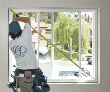 When the diagonals are equal, the window is square in the opening.