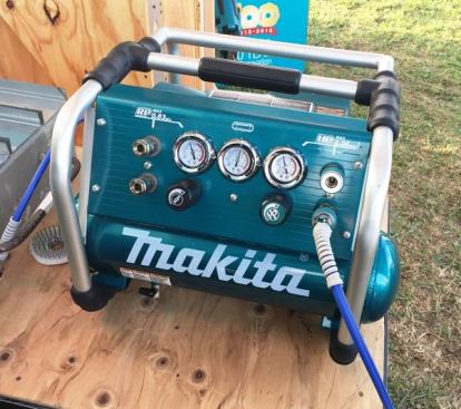 This cool-looking compressor (AC301H) is actually not new. Designed to power high-pressure nailers it failed to gain much traction in the U.S. because it was introduced when the economy was down. Rare in the U.S., high-pressure nailers (Max, Makita, and Hitachi) are common in Japan—in part because Asians are smaller than Americans and high-pressure guns (for siding, framing, and concrete) are smaller and lighter than standard pressure models. The compressor has two regulators so it can be used with both high- and standard-pressure guns. Price: about $800. Available: now.