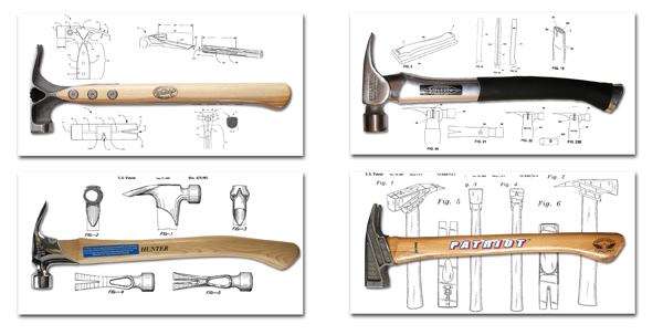 Here are a few of the patent documents for tools in the collection.