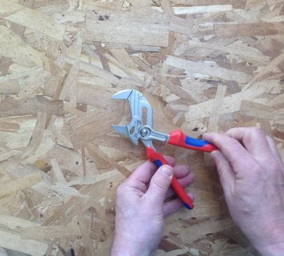 The 7-inch model opens up to 1 3/8 inches wide. The 10- and 12-inch models open to 1 3/4 and 2 3/8 inches respectively.