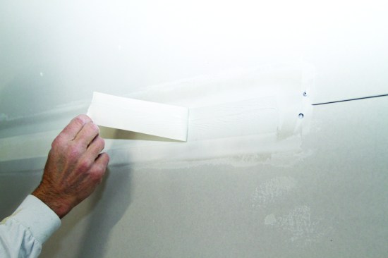 You can also peel back the end of the tape to inspect: There should be an even layer no more 1/16 inch thick.