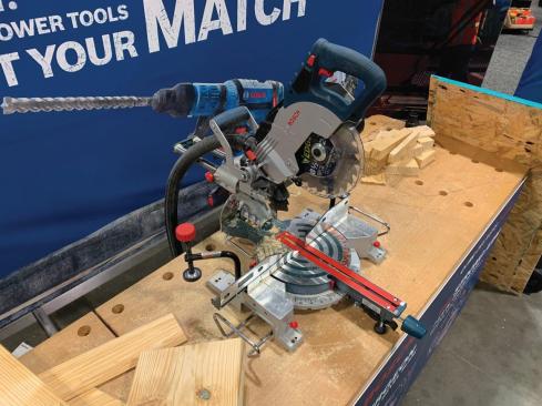 Bosch GCM18V 8 1/2-inch miter saw