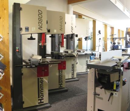 Felder makes industrial woodworking machinery in Austria. Hammer is a less expensive, though seemingly equally well-made, sub-brand of Felder. Both brands are available in the U.S.