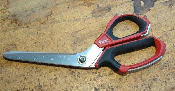 Jobsite Scissors—offset (48-22-4040) and straight (48-2204041). Milwaukee determined that sharp scissors aren’t durable enough, and that durable scissors aren’t comfortable enough, and so on, so they made their own utility scissors. Harder than stainless steel, the Iron Carbide cutting edges provide long blade life and the special bolt prevents loosening over time. The 360-degree all metal handle loops are said to have survived more than 1,000 6-foot drops during testing. Available: now. Price: $19-23.