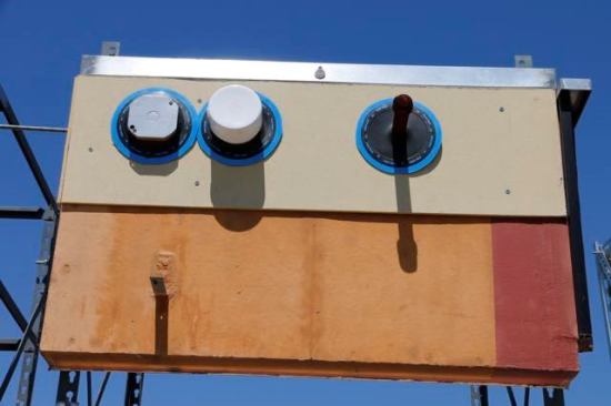 Next on the naughty list is Prosoco’s Cat 5. It’s not peeling, but the mottled coloring and crazing of the surface looks like a failure is eminent.