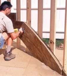 Figure 12. Notch the stringers with a circular saw, but don’t overcut the corners. Finish the cuts with a reciprocating saw.