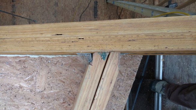 It had to be shaved at the ends.