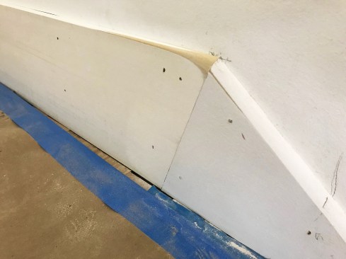 Sanding the transition is a reliable, albeit simple, way to blend the two different profiles.