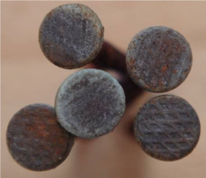 HDG nails that were embedded in ACQ-treated timbers at the inland study site at Judgeford didn't show significant corrosion on the nail heads.