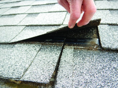 When the author inspected the project, no nails were evident at the ends of many of the shingles.