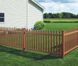 Many homeowners prefer the low-maintenance requirements that vinyl fencing offers.