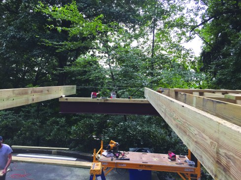 Notches or shims were used as needed.