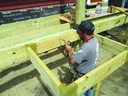 Shims create drainage gaps between trim and framing, or between some framing members