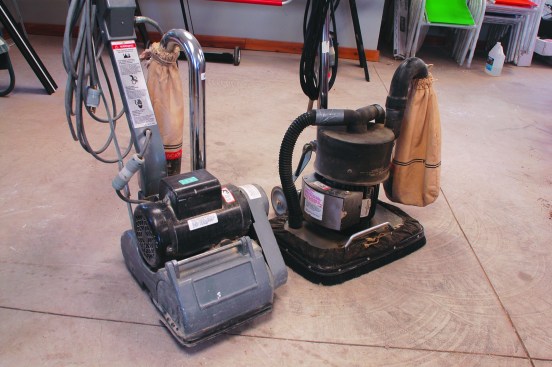 On large decks, you may want to rent a walk-behind drum or orbital sander.