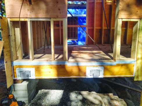 ... through protective patches of FortiFlash Butyl membrane.