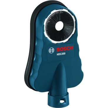 Other shrouds, like the Bosch, hook up directly to a dust extractor. These shrouds suction to the work surface, contain the dust, and pull it away at the same time.