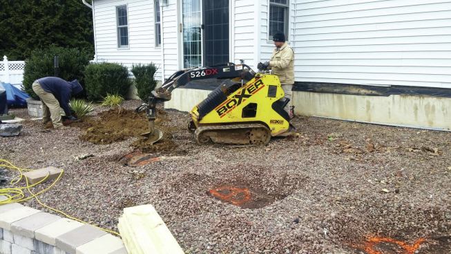 The author tries to coordinate schedules so that construction of the new deck can begin even while part of his crew is finishing up demolition of the old one. 