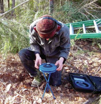 Using the Solar Pathfinder—an important tool in determining shading on sites that have complex shading conditions.