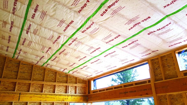 Early adopters are starting to try out Siga Majrex in projects such as these cathedral ceilings.