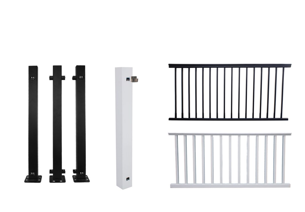 Envision preassembled E-Fit Railing Innovation components