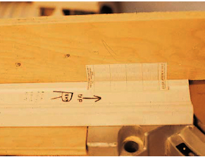 At the other end of the pole, a separate Quick Rule is aligned with the one on the story pole.