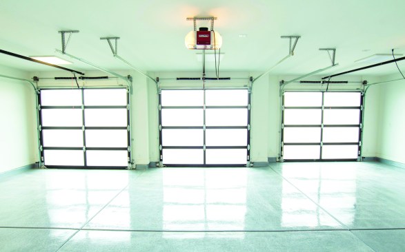 Inside the garages, Mandalay Homes has transitioned away from conventional 40-watt fluorescent tube overhead lights in favor of LED panel lights; the up-charge for those fixtures is mostly offset by their greater light output and improved light quality. An internet-controllable garage door opener from LiftMaster is also standard in the garage.