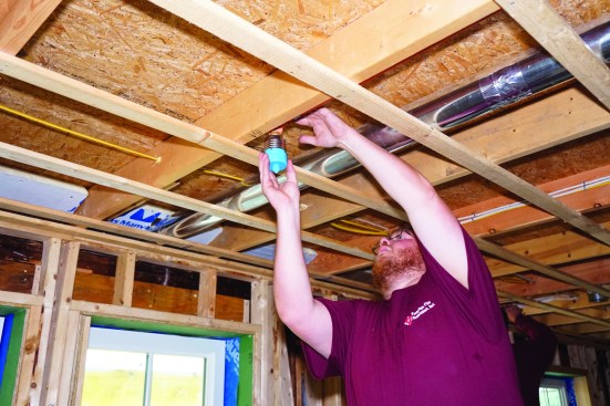 ... and a temporary protective cover is applied.