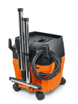 The addition of a tool carrier and storage hooks for the hose and cords are welcome improvements.