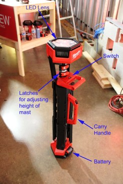 In the folded position the Light Stand is about 4 feet tall.