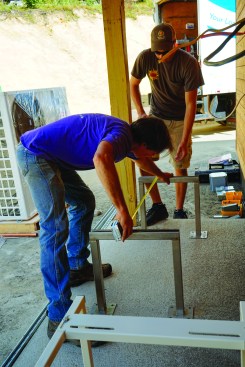 All the refrigerant in the system is contained within the package unit, but planning and coordination are needed to make sure the pad is correctly sized and power hookups and shutoffs are appropriately located.