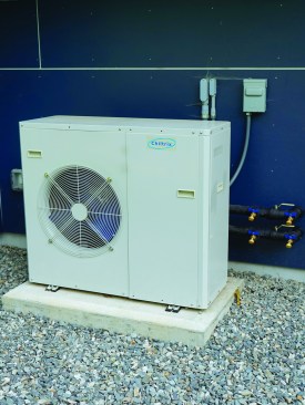 The outdoor heat pump unit