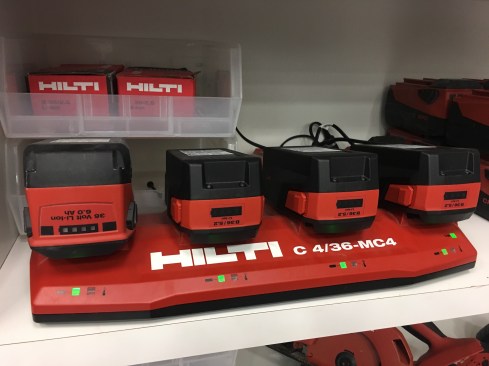 The C 4/36-MC4 is a 4-port charging station that charges batteries sequentially in first-in, first-charge order. It sells for $153.