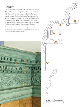 Another sample page from the author's book, Traditional America Rooms. The book focuses on the rooms in the Winterthur Museum near Wilmington, Del. The mansion museum was created by Henry Francis du Pont, who collected rooms, dismantling them from 17th- and 18th-century homes all along the East Coast and reassembling them in his sprawling 175-room ancestral home.