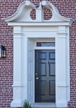 Without question, the Georgian style is elaborate. This doorway shows a proportionally correct interpretation of a Georgian entry.