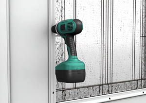 4. Firmly tighten each screw, working side to side. Avoid over-tightening the screws to allow the window to expand and contract.